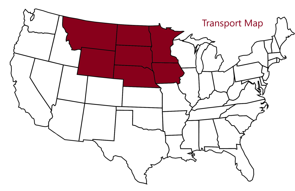 M.G. Oil Transport Map